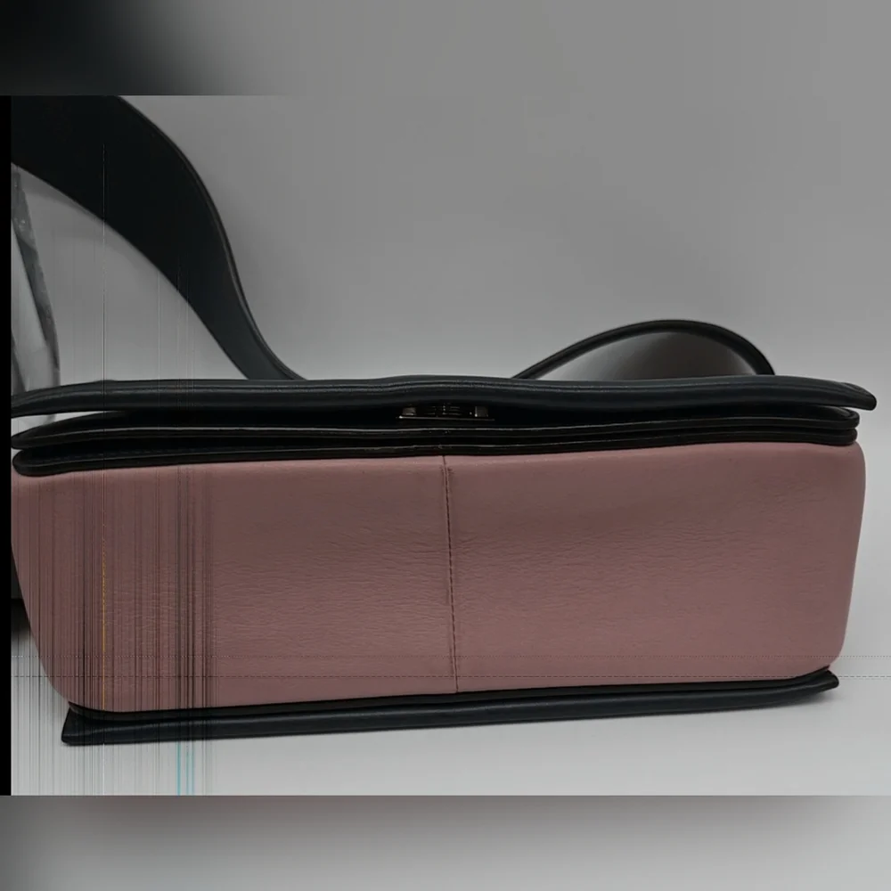 Celine Pink and Gray MEDIUM FRAME Leather Shoulder Bag - Picture 4 of 16